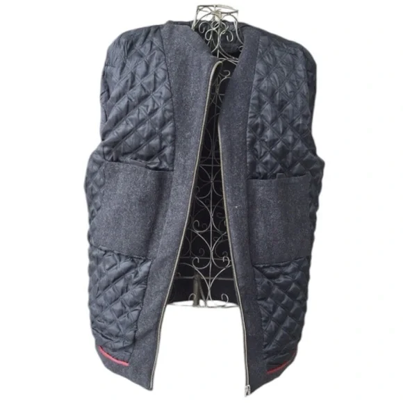 Gap Sz M Wool Blend Bomber Jacket - Picture 5 of 15